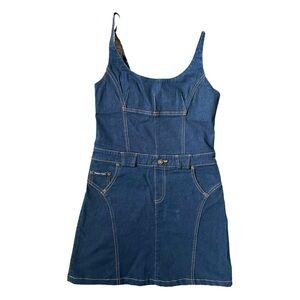 Boston Proper Womens Size 4 Denim Seam Bodycon Dress